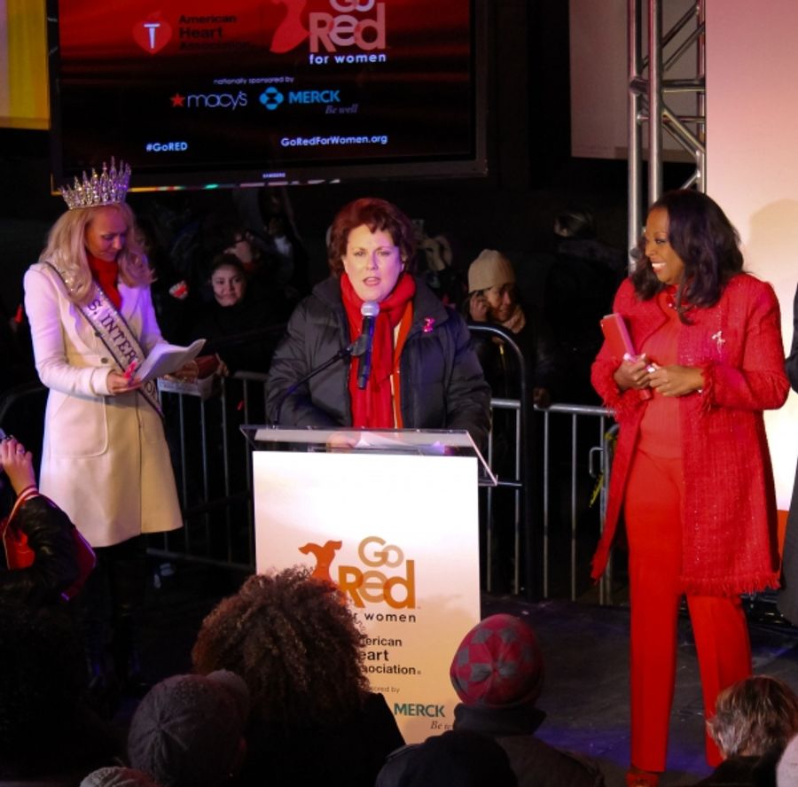 Photo Coverage: Judy Kaye, Valisia LeKae and More Celebrate National Wear Red Day at Macy's! Image
