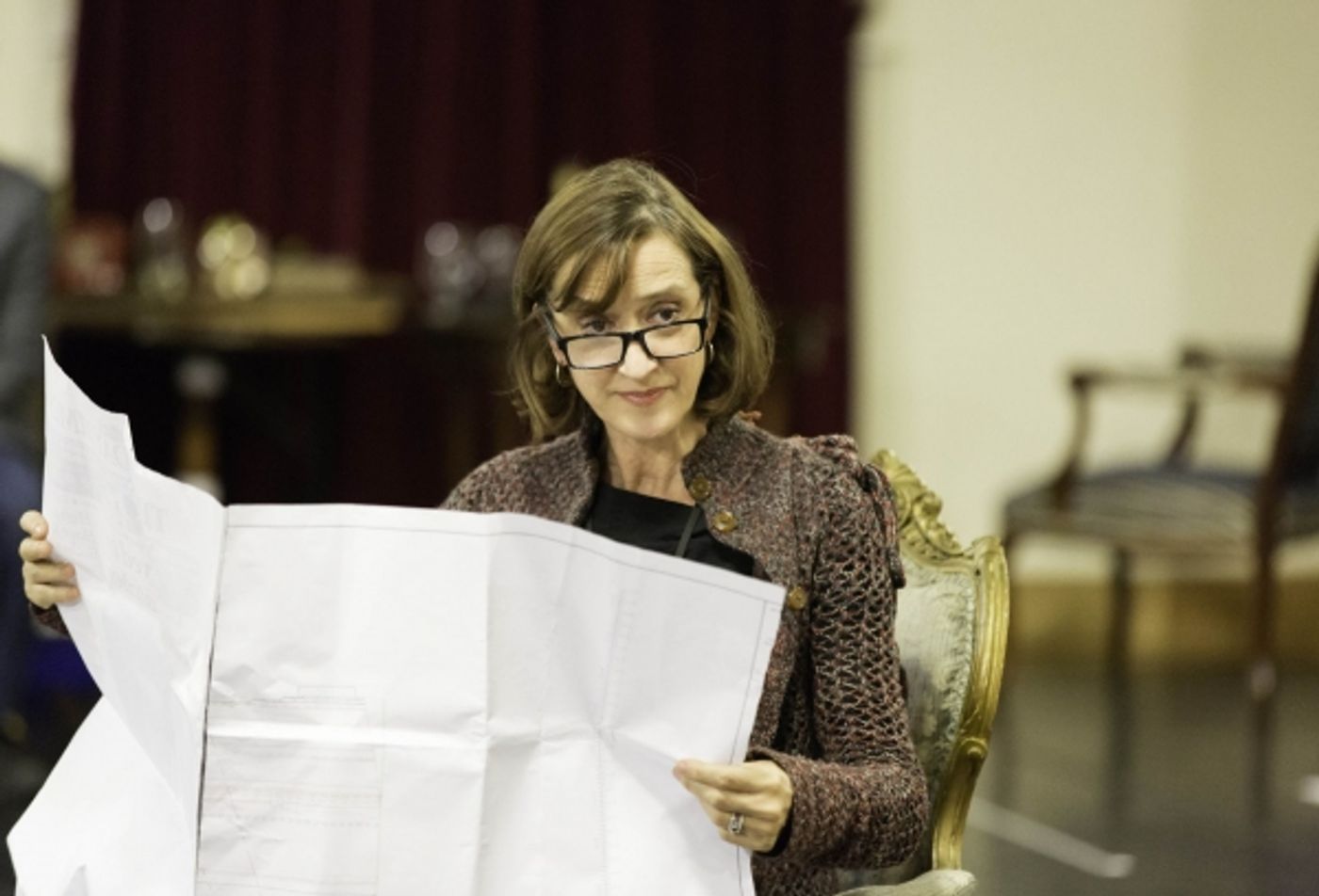 Photo Flash: First Look at Helen Mirren, Michael Elwyn and More in Rehearsals for West End's THE AUDIENCE  Image