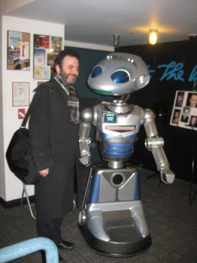 Director Eric Parness with Robot Millenna Photo