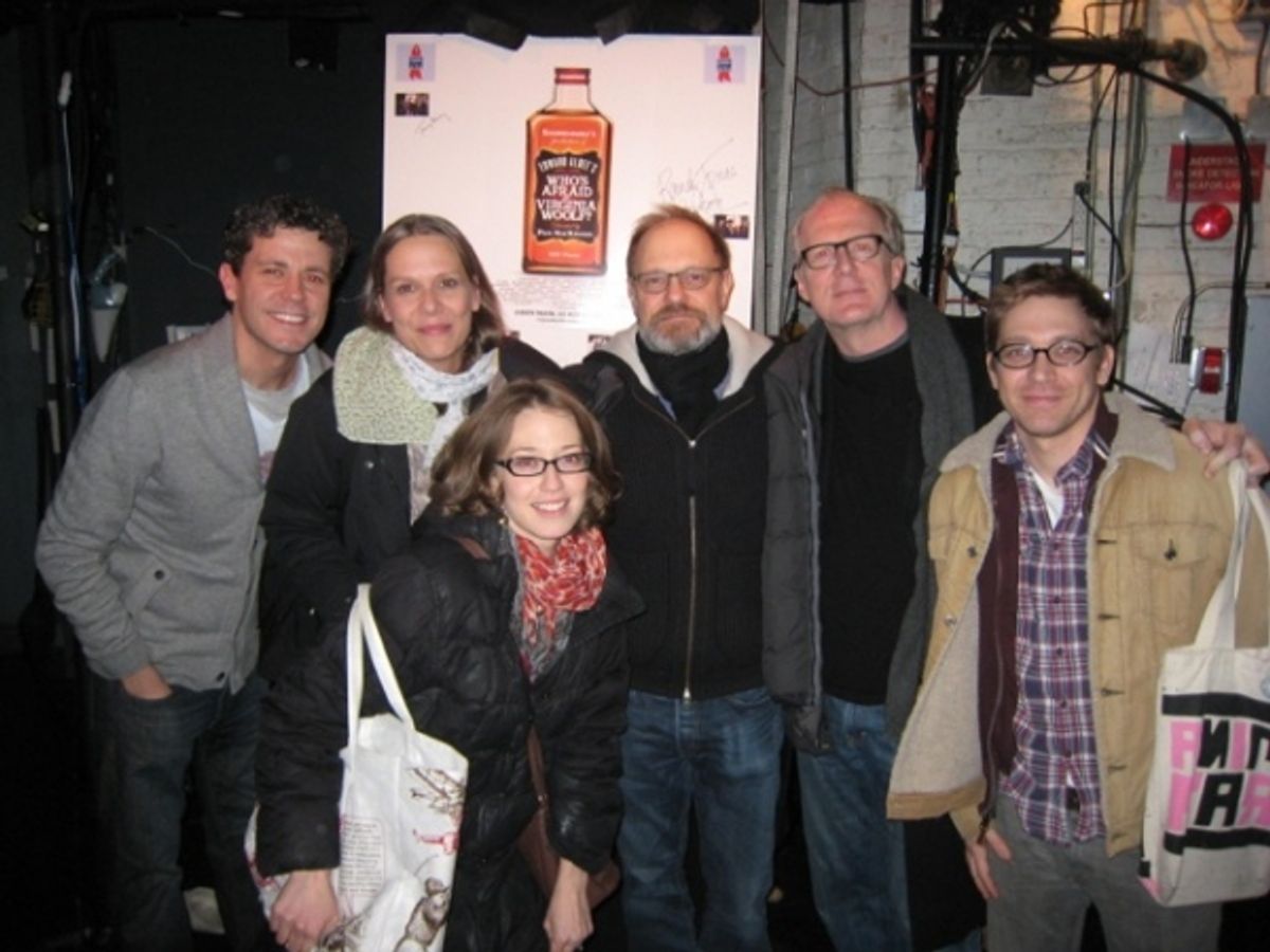 Madison Dirks, Amy Morton, Carrie Coon, David Hyde Pierce, Tracy Letts and Greg Pierce at 