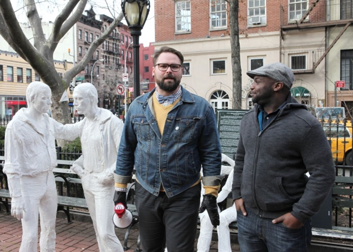 Playwright Ike Holter  & Director Eric Hoff   at 