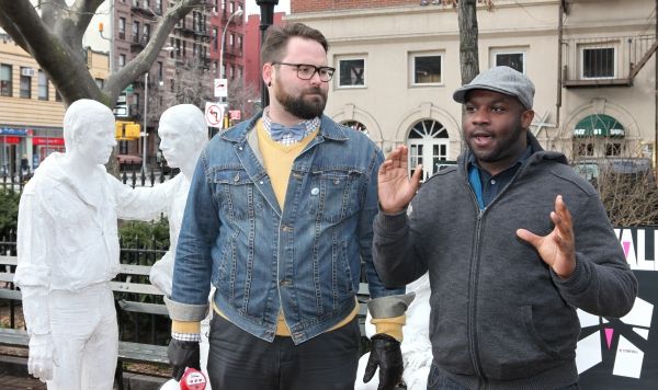 Playwright Ike Holter  & Director Eric Hoff  Photo