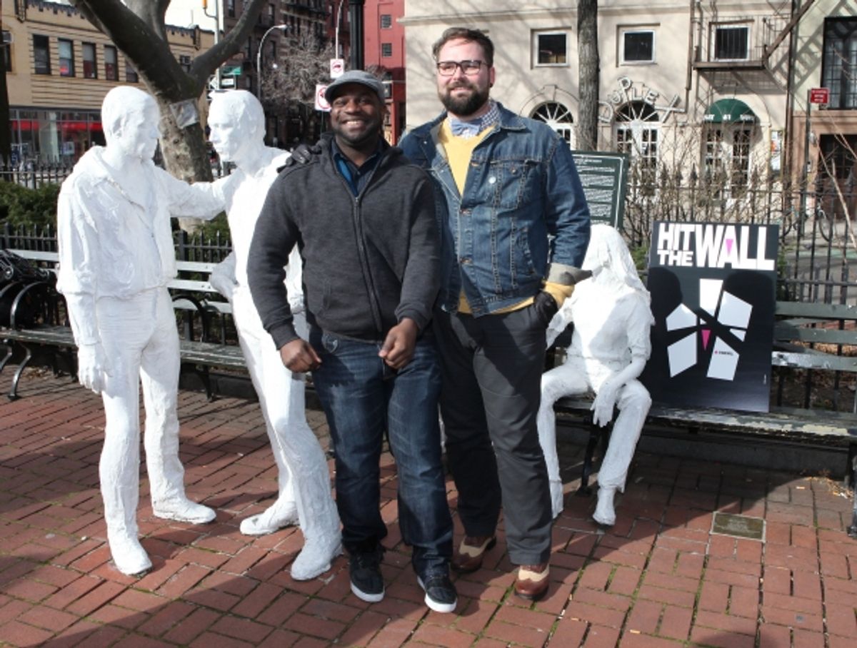 Playwright Ike Holter  & Director Eric Hoff   at 