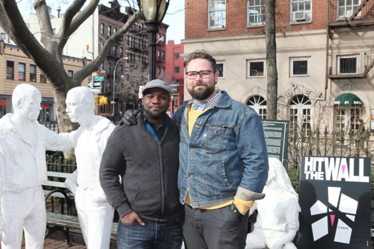 Playwright Ike Holter  & Director Eric Hoff  at 