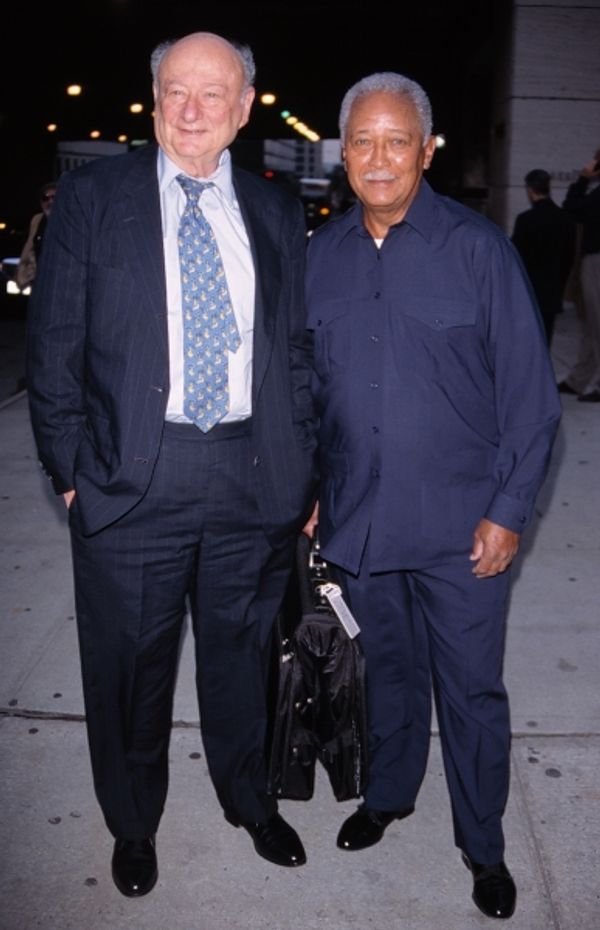 Mayor David Dinkins & Mayor Ed Koch attend the 'Sweet Charity' Concert Benefit at Lin Photo