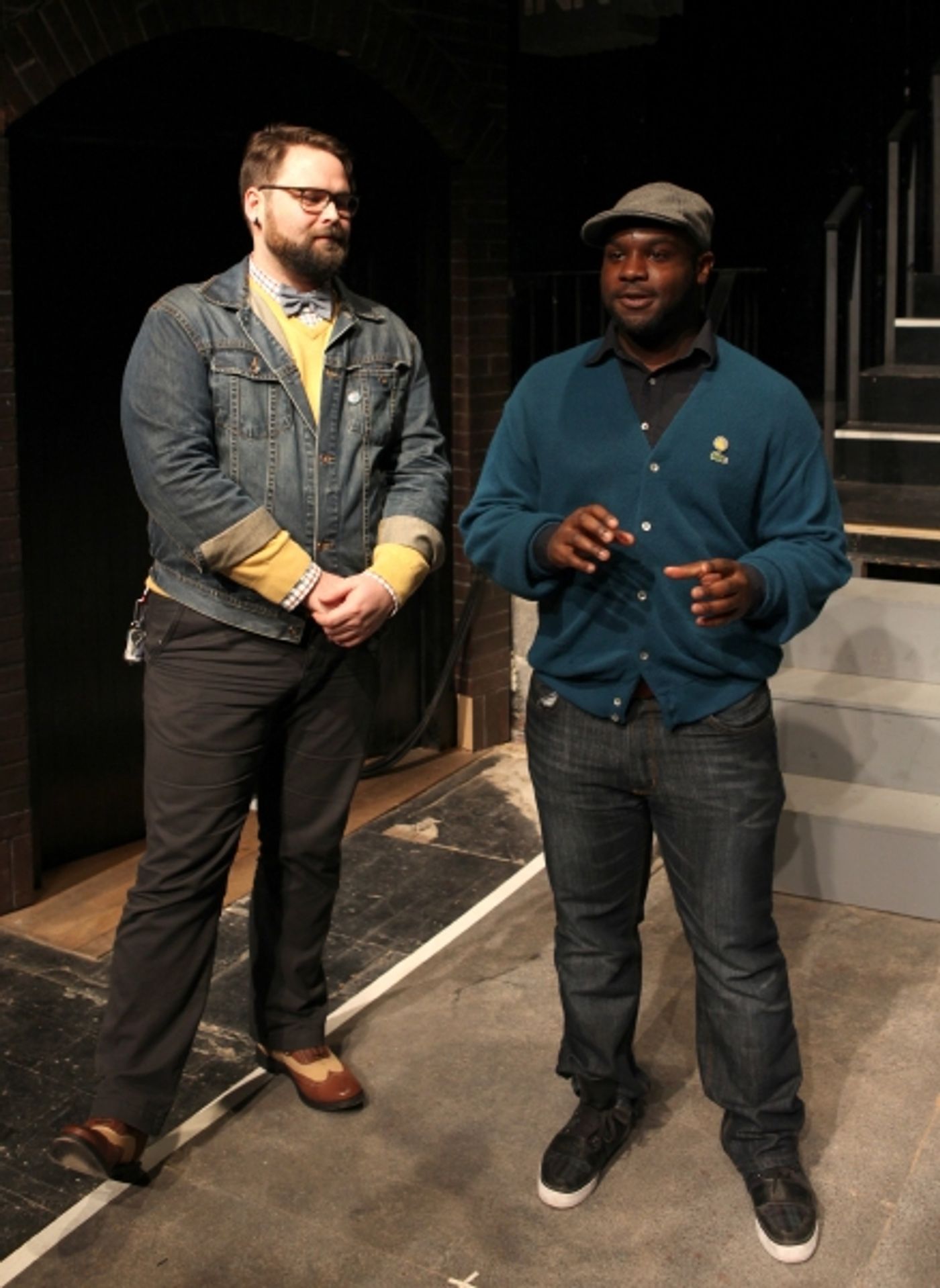 Photo Coverage: HIT THE WALL Company Meets the Press!  Image