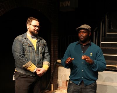 Eric Hoff (Director), Ike Holter (Playwright)  Photo