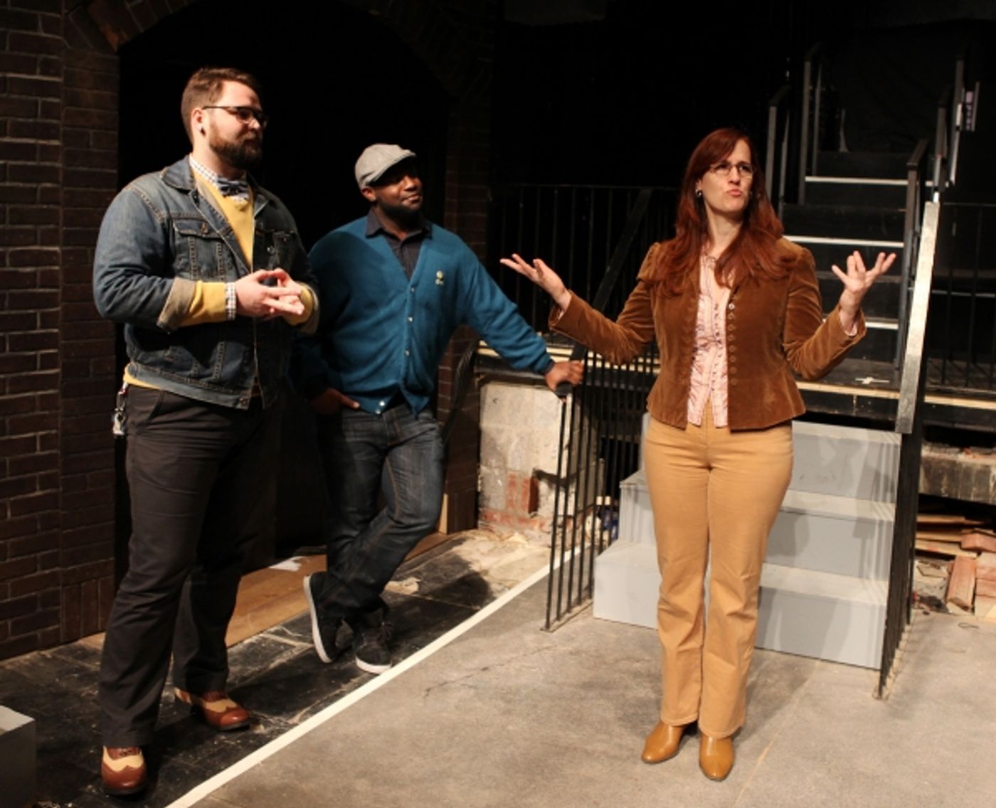 Photo Coverage: HIT THE WALL Company Meets the Press!  Image