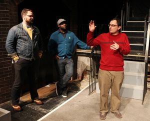 Eric Hoff (Director), Ike Holter (Playwright) & Dan Lipton (Music)  Photo