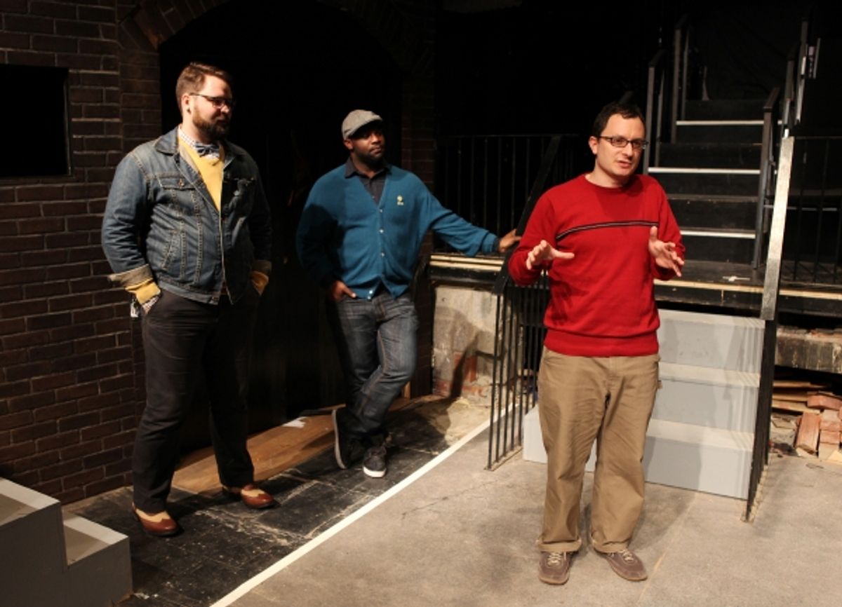 Eric Hoff (Director), Ike Holter (Playwright) & Dan Lipton (Music)  at 