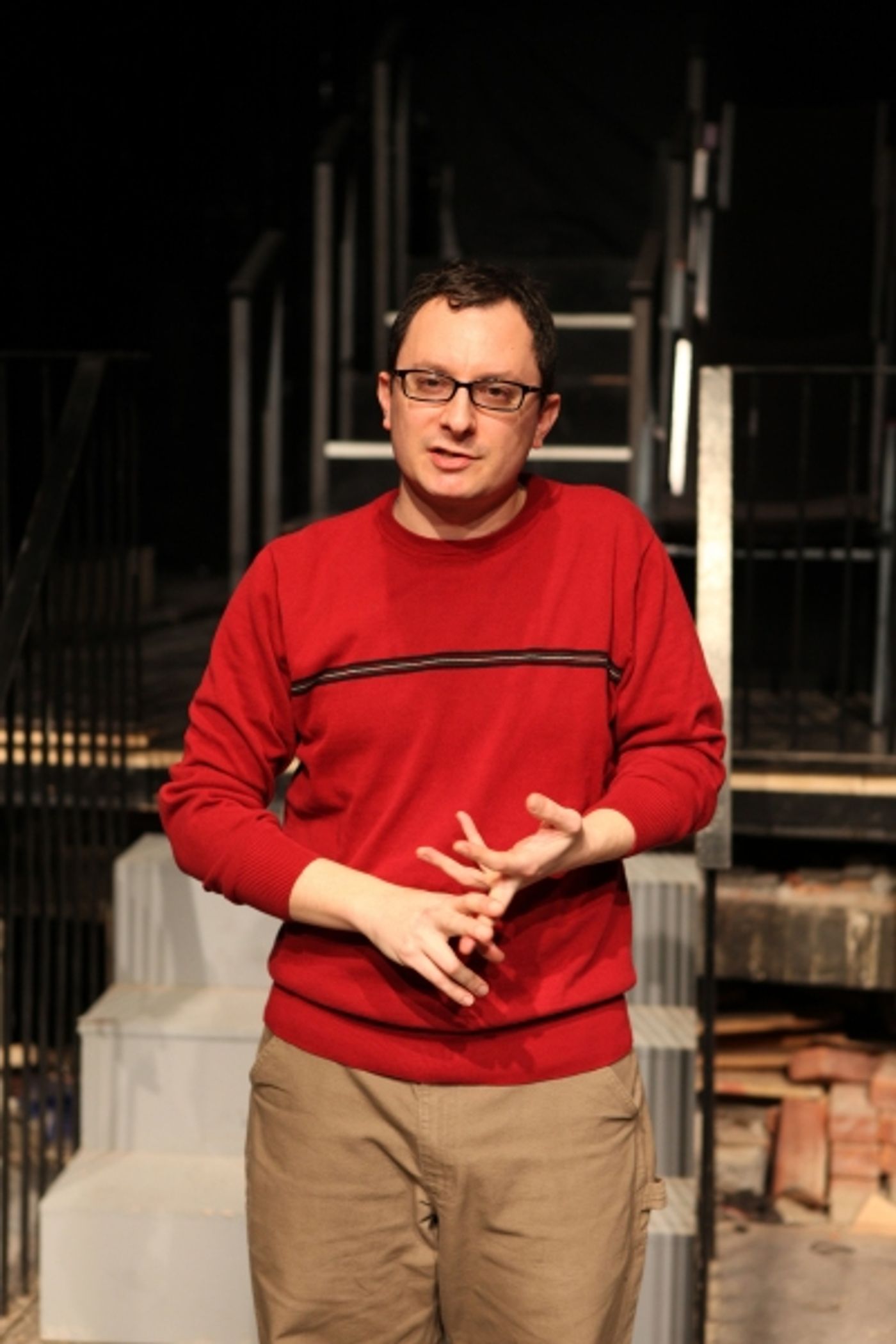 Photo Coverage: HIT THE WALL Company Meets the Press!  Image