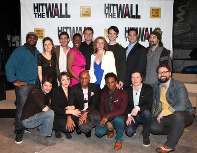 first row: Jonathan Mastro, Rania Salem Manganaro, Nathan Lee Graham, Gregory Haney,  Photo