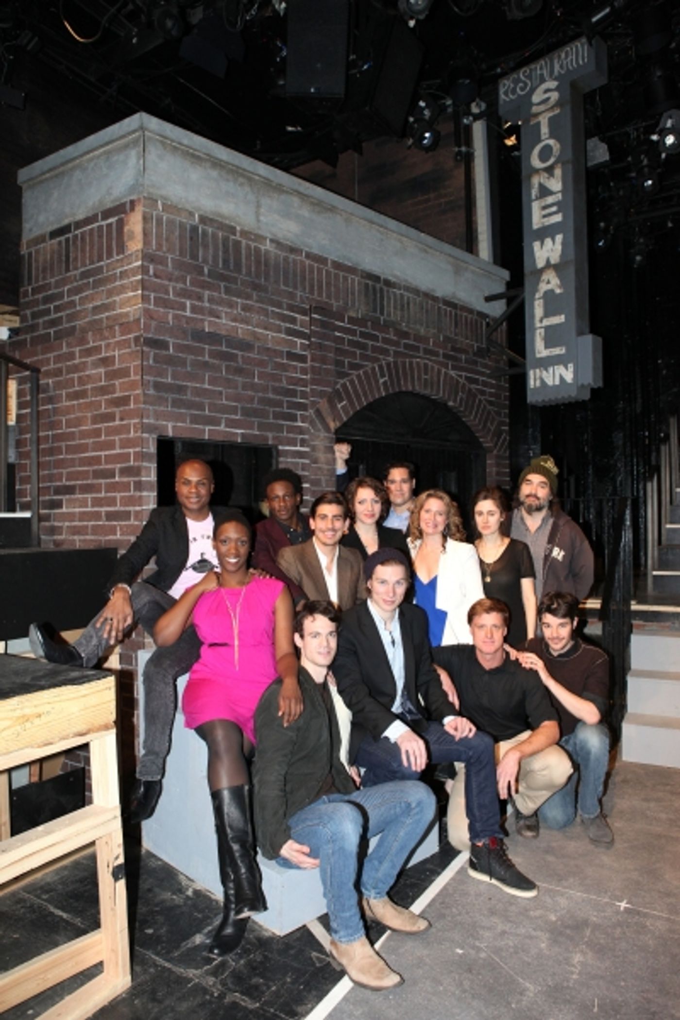 Photo Coverage: HIT THE WALL Company Meets the Press!  Image