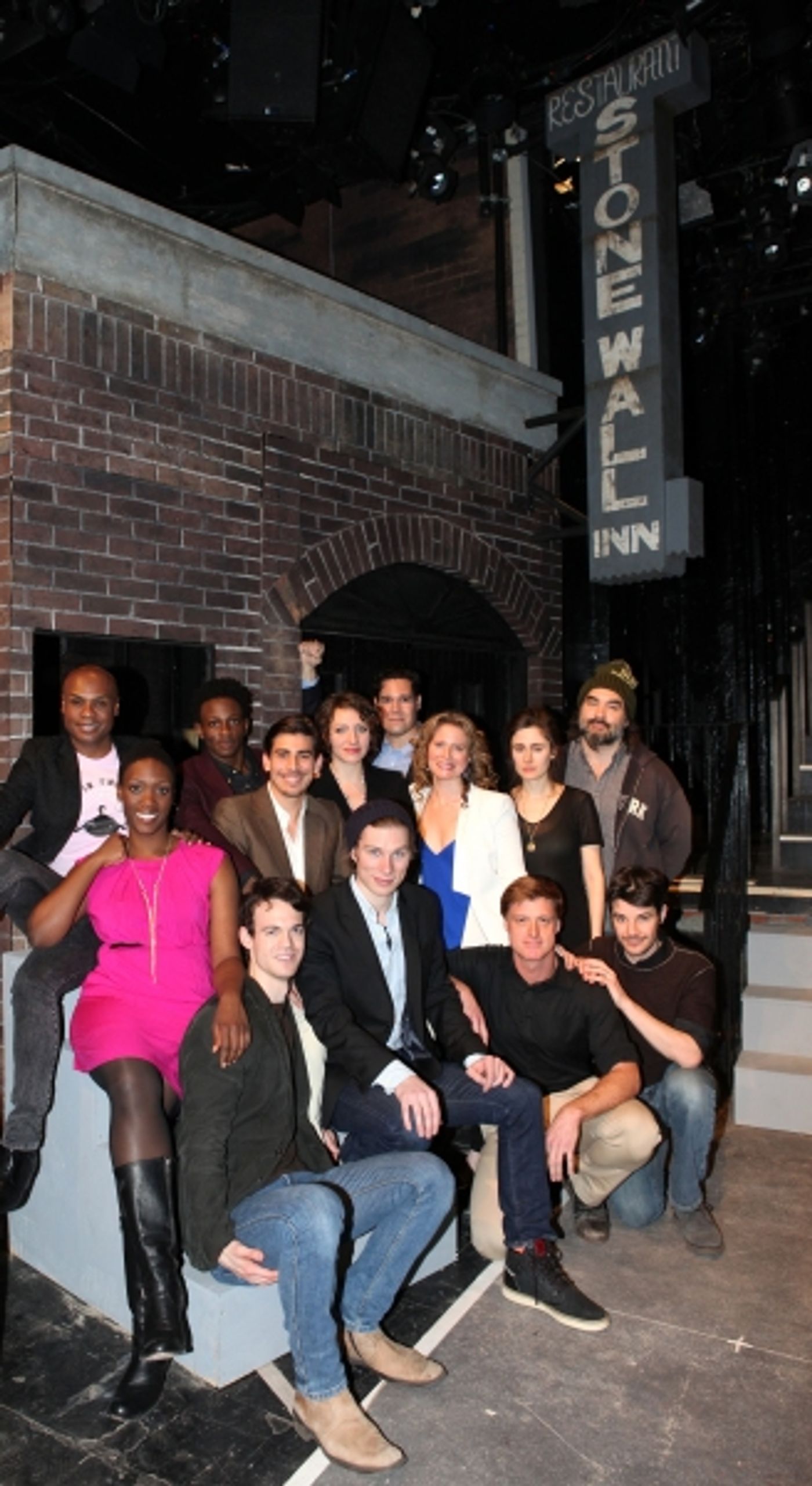 Photo Coverage: HIT THE WALL Company Meets the Press!  Image