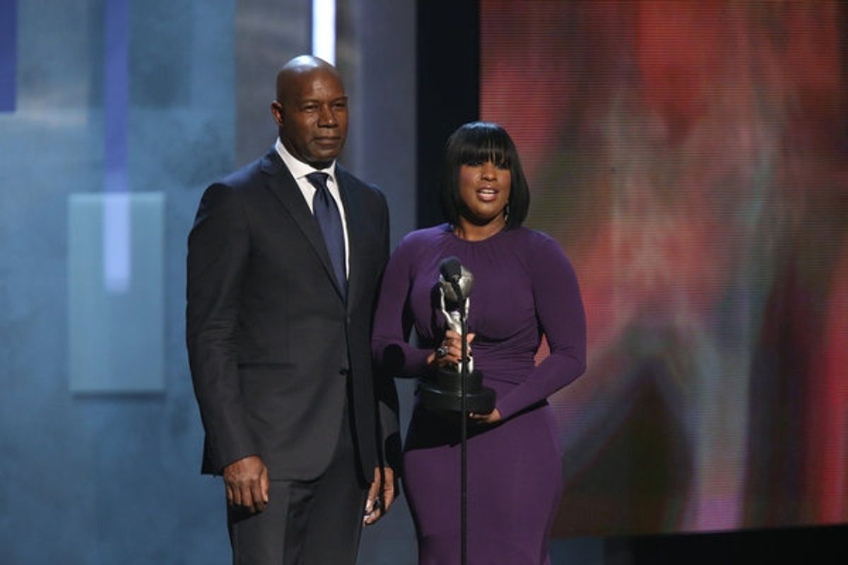 Dennis Haysbert, Roslyn M. Brock