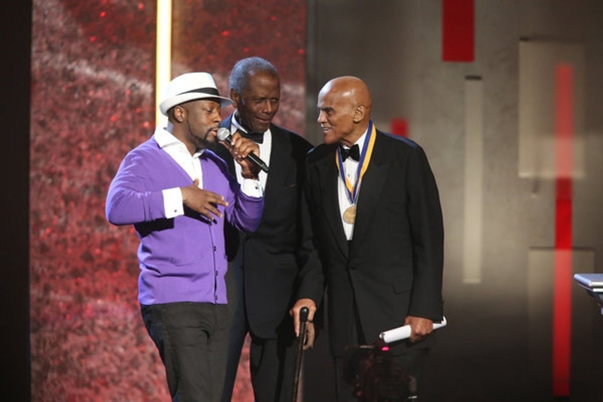 Wyclef Jean, Sidney Poitier, Harry Belafonte