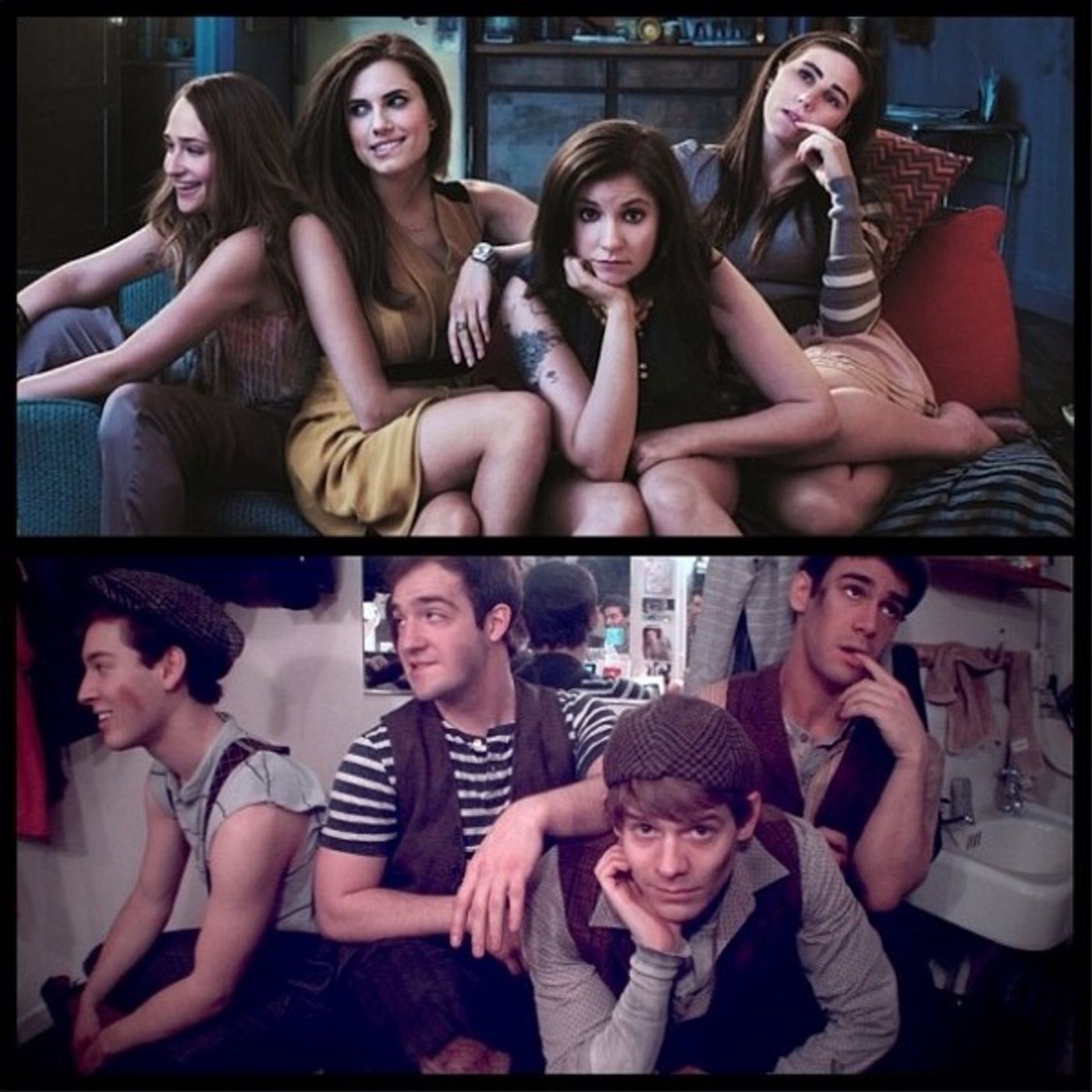 Photo Flash: Saturday Intermission Pics, Feb 2 - NEWSIES' Take on HBO's GIRLS, Max von Essen in GAY BRIDE OF FRANKENSTEIN and More!  Image