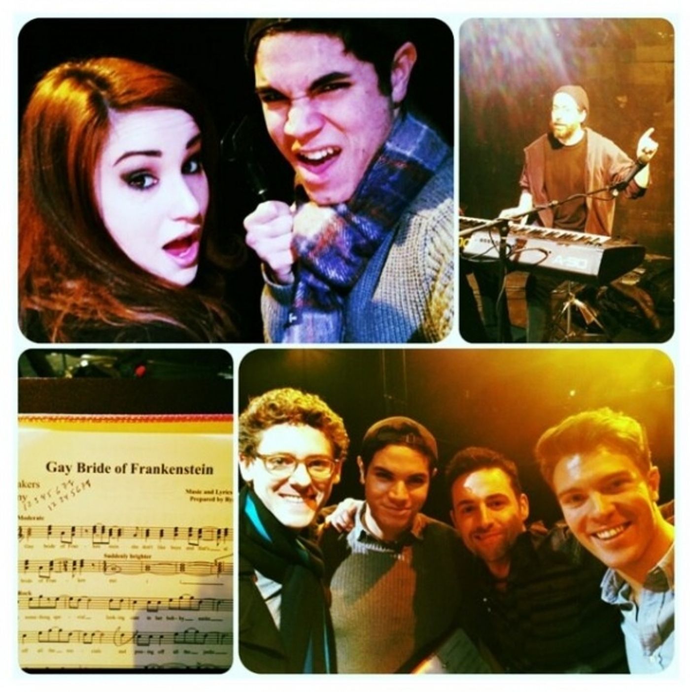 Photo Flash: Saturday Intermission Pics, Feb 2 - NEWSIES' Take on HBO's GIRLS, Max von Essen in GAY BRIDE OF FRANKENSTEIN and More!  Image