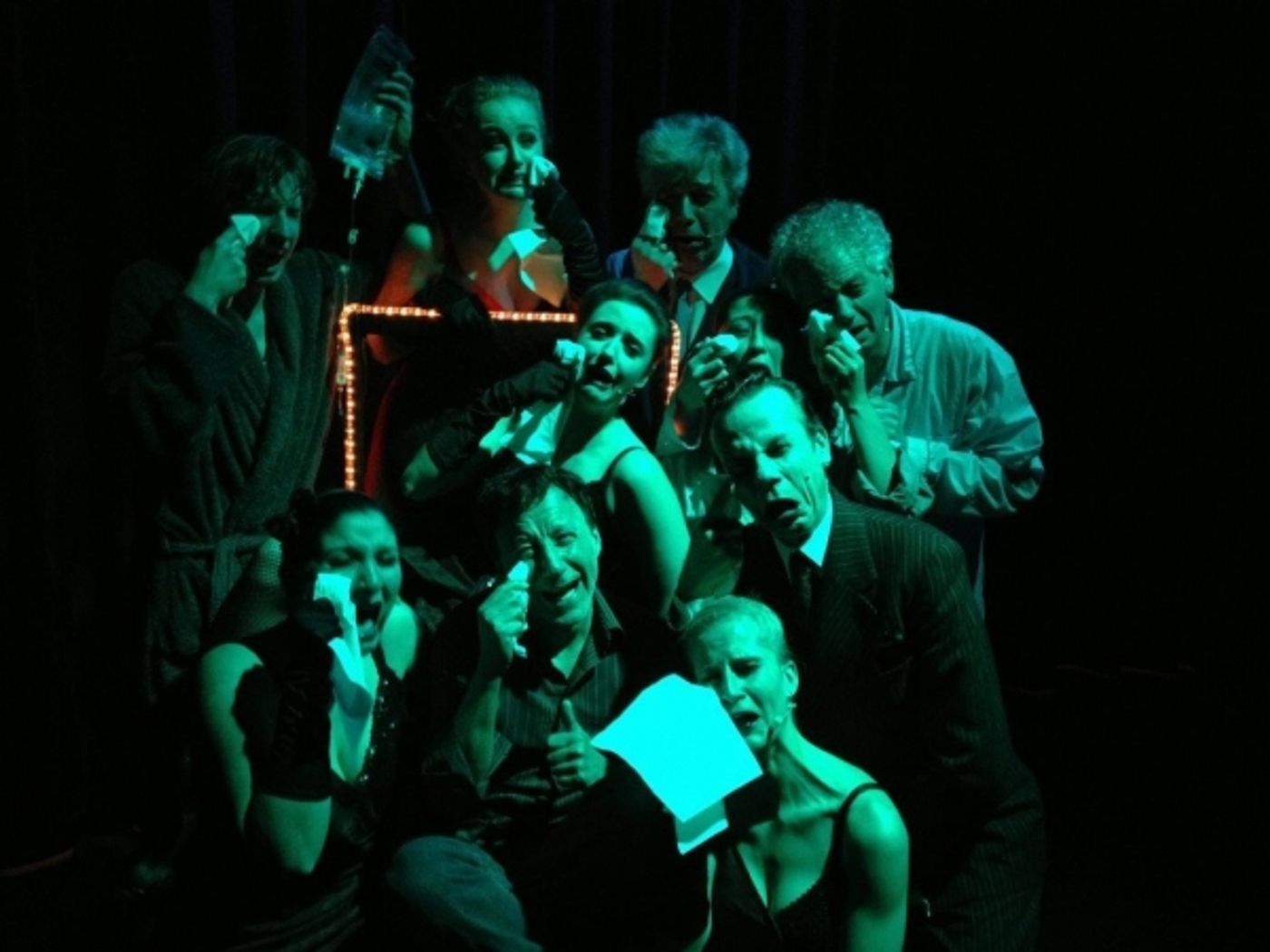 Photo Flash: Saturday Intermission Pics, Feb 2 - NEWSIES' Take on HBO's GIRLS, Max von Essen in GAY BRIDE OF FRANKENSTEIN and More!  Image