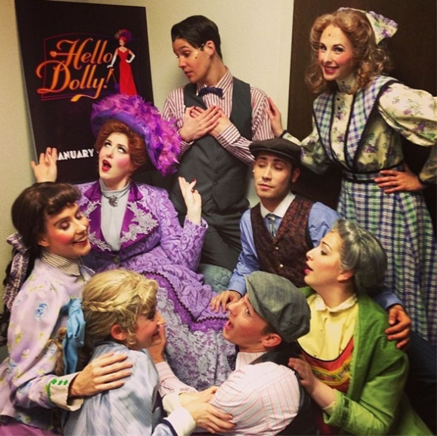 Photo Flash: Saturday Intermission Pics, Feb 2 - NEWSIES' Take on HBO's GIRLS, Max von Essen in GAY BRIDE OF FRANKENSTEIN and More!  Image