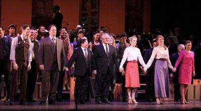 Andrew Samonsky, Shuler Hensley, Danny Rutigliano, Barney Frank, Emily Skinner, Erin  Photo