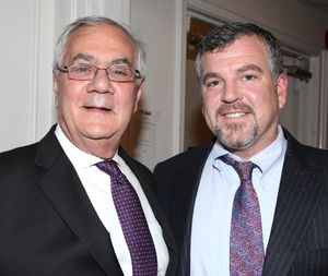 Barney Frank & husband Jim Ready @ BroadwayWorld Barney Frank & husband Jim Ready Photo