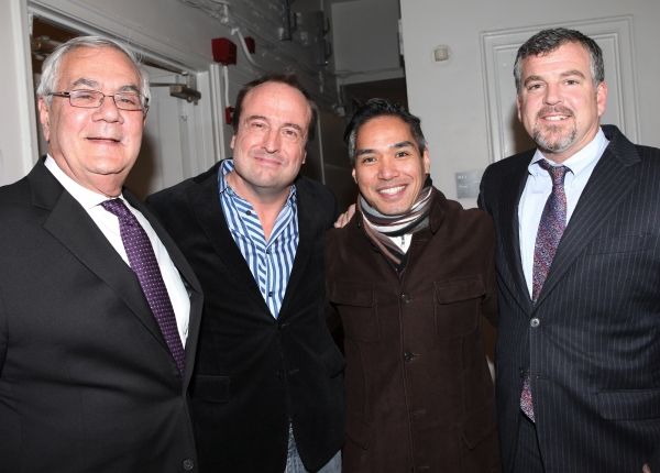 Barney Frank with husband Jim Ready & Director Gary Griffin with his partner Photo