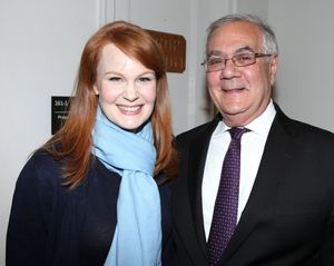 Kate Baldwin with Barney Frank @ BroadwayWorld Kate Baldwin with Barney Frank Photo