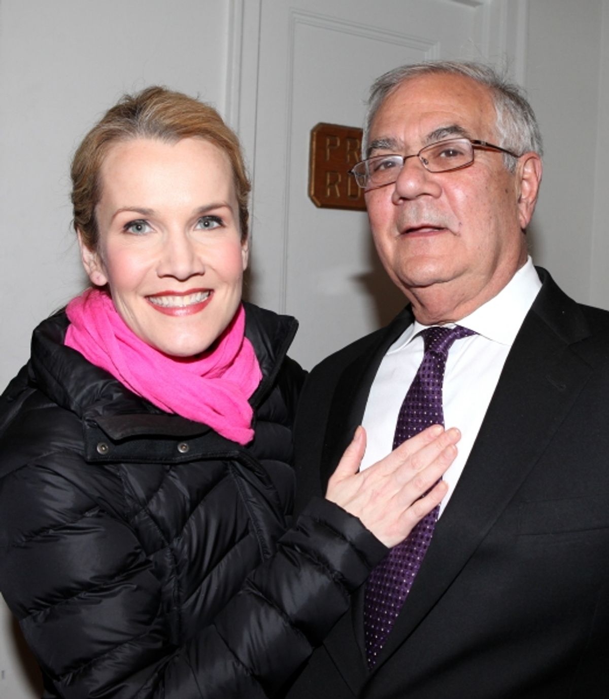 Erin Dilly with Barney Frank at 