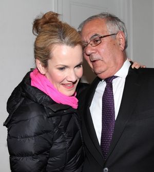 Erin Dilly with Barney Frank @ BroadwayWorld Erin Dilly with Barney Frank Photo