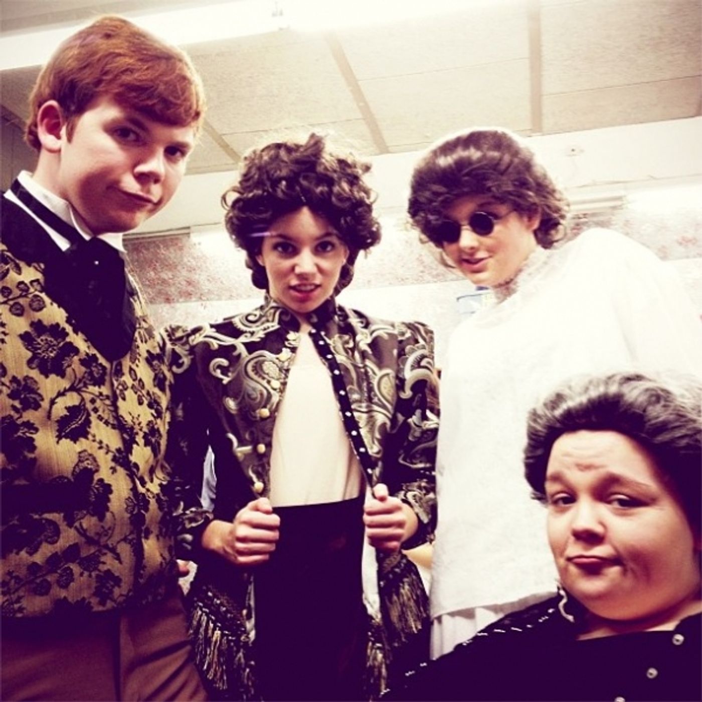 Photo Flash: Saturday Intermission Pics, Feb 2, Part 2 - CINDERELLA's Stepsisters, MORMON Wigs, HAIR & More!  Image