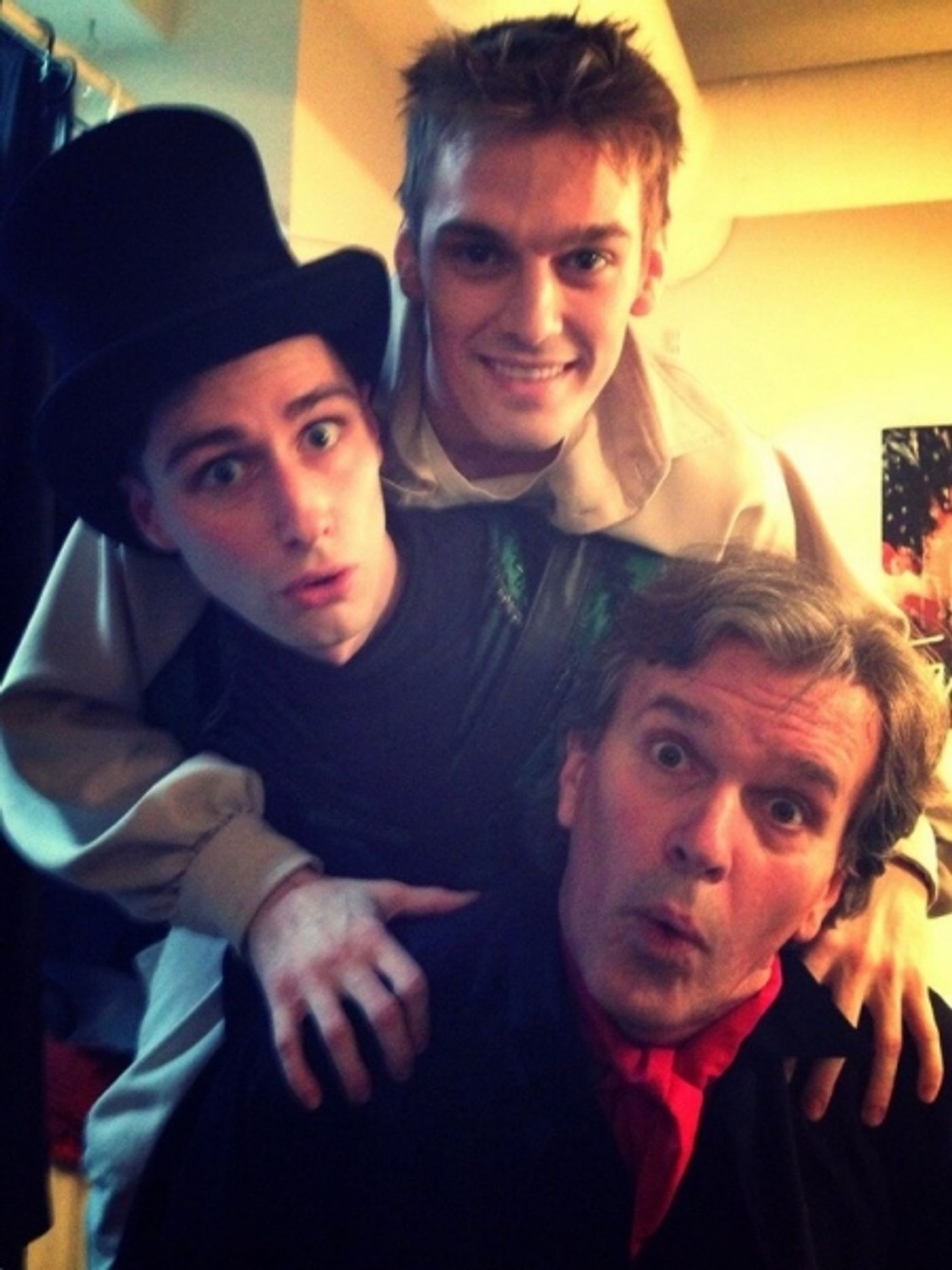 Photo Flash: Saturday Intermission Pics, Feb 2, Part 2 - CINDERELLA's Stepsisters, MORMON Wigs, HAIR & More!  Image