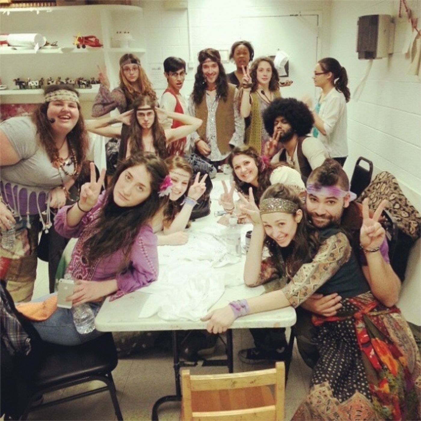 Photo Flash: Saturday Intermission Pics, Feb 2, Part 2 - CINDERELLA's Stepsisters, MORMON Wigs, HAIR & More!  Image