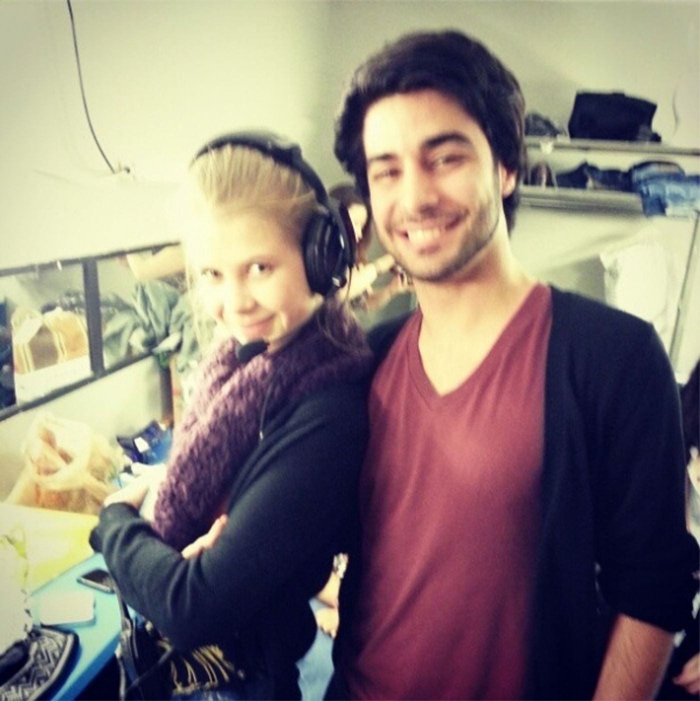 Photo Flash: Saturday Intermission Pics, Feb 2, Part 2 - CINDERELLA's Stepsisters, MORMON Wigs, HAIR & More!  Image