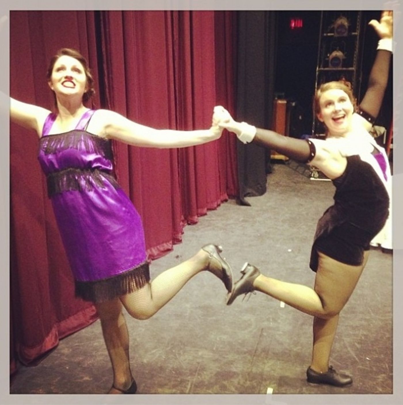 Photo Flash: Saturday Intermission Pics, Feb 2, Part 2 - CINDERELLA's Stepsisters, MORMON Wigs, HAIR & More!  Image