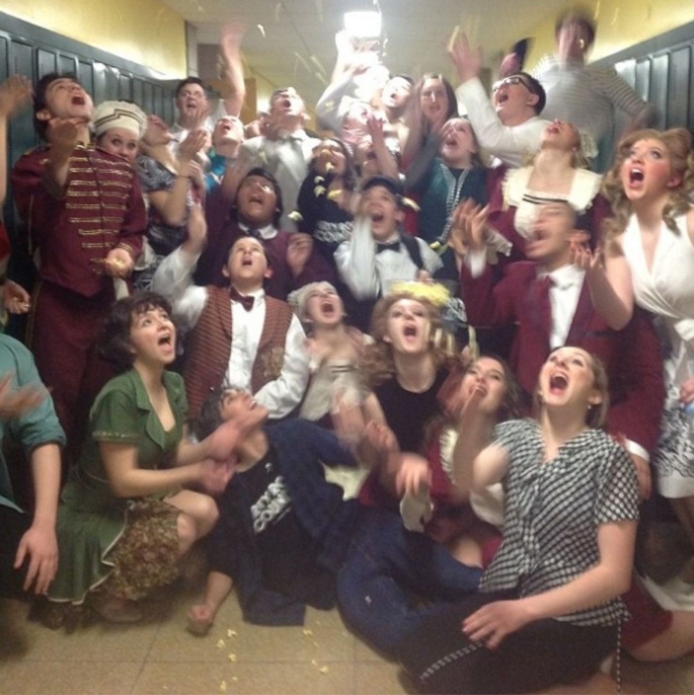 Photo Flash: Saturday Intermission Pics, Feb 2, Part 2 - CINDERELLA's Stepsisters, MORMON Wigs, HAIR & More!  Image