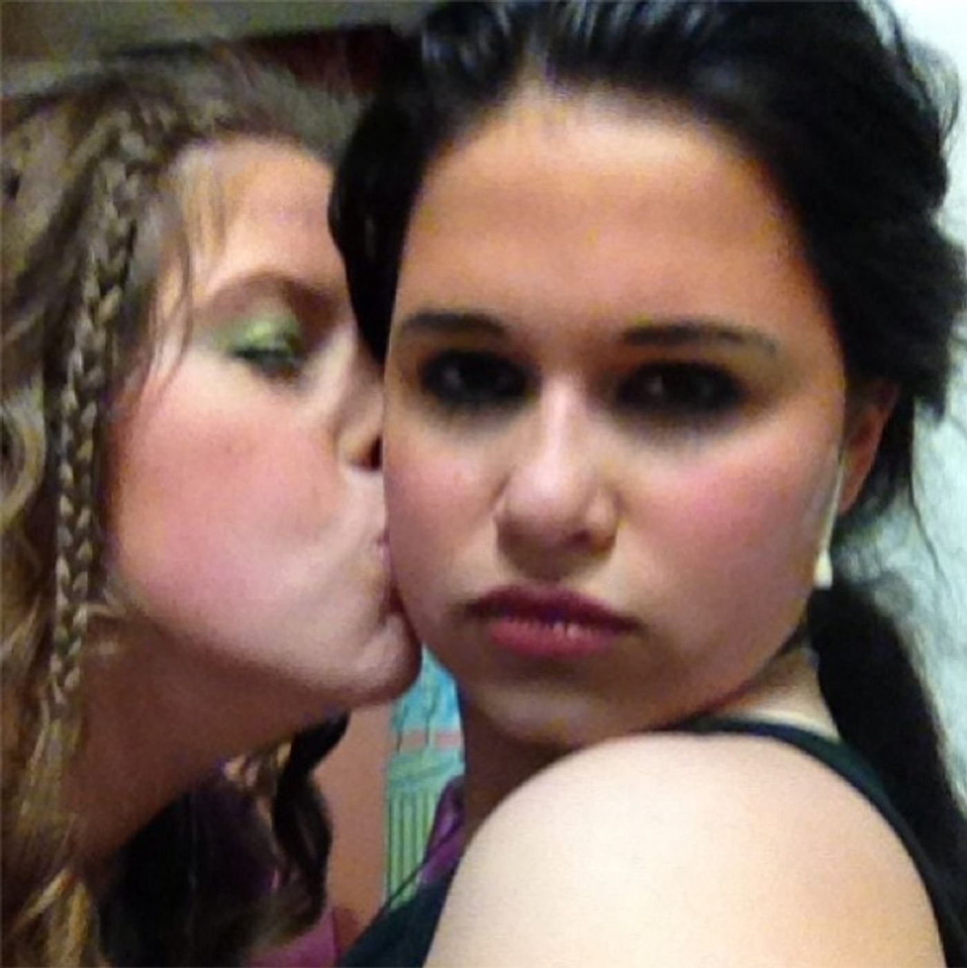 Photo Flash: Saturday Intermission Pics, Feb 2, Part 2 - CINDERELLA's Stepsisters, MORMON Wigs, HAIR & More!  Image