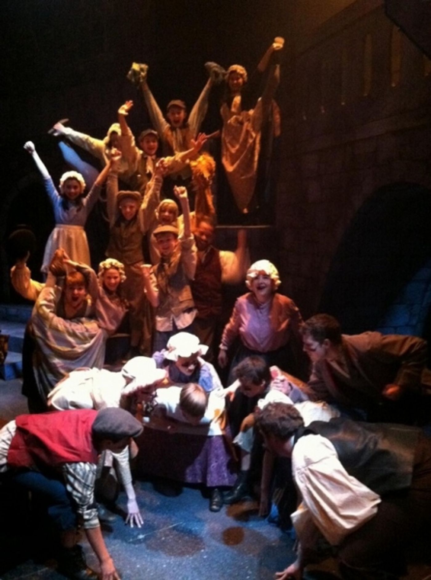 Photo Flash: Saturday Intermission Pics, Feb 2, Part 2 - CINDERELLA's Stepsisters, MORMON Wigs, HAIR & More!  Image