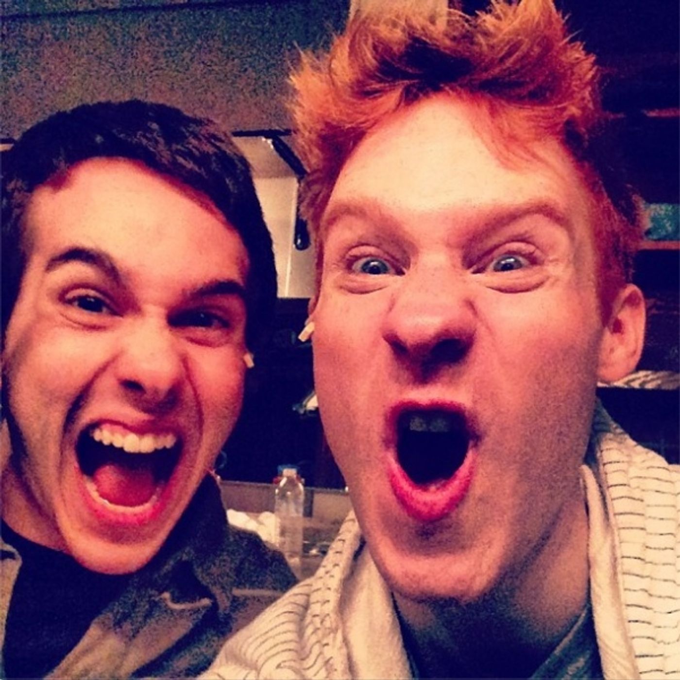 Photo Flash: Saturday Intermission Pics, Feb 2, Part 2 - CINDERELLA's Stepsisters, MORMON Wigs, HAIR & More!  Image