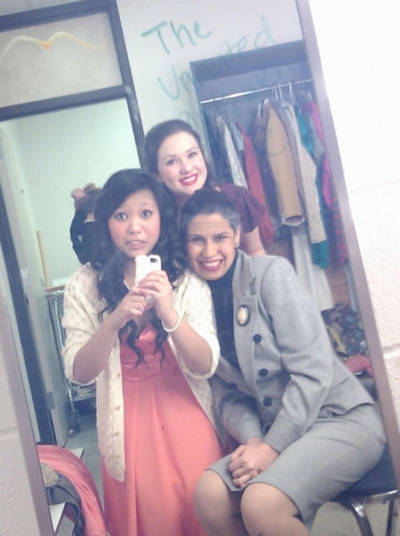 Photo Flash: Saturday Intermission Pics, Feb 2, Part 2 - CINDERELLA's Stepsisters, MORMON Wigs, HAIR & More!  Image