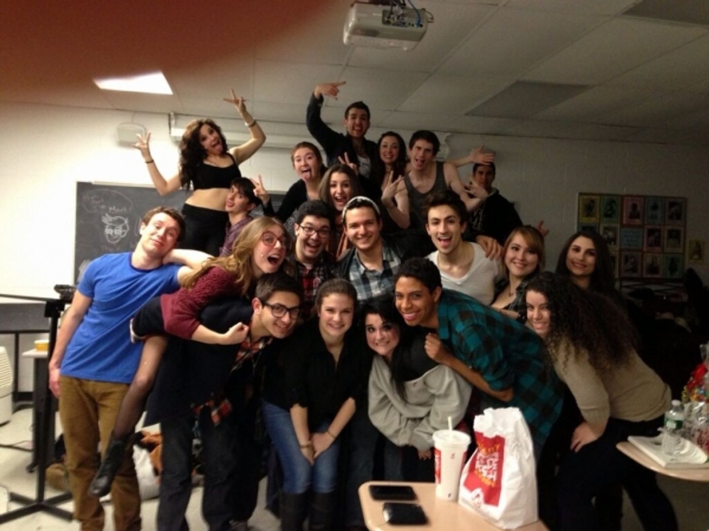 Photo Flash: Saturday Intermission Pics, Feb 2, Part 2 - CINDERELLA's Stepsisters, MORMON Wigs, HAIR & More!  Image