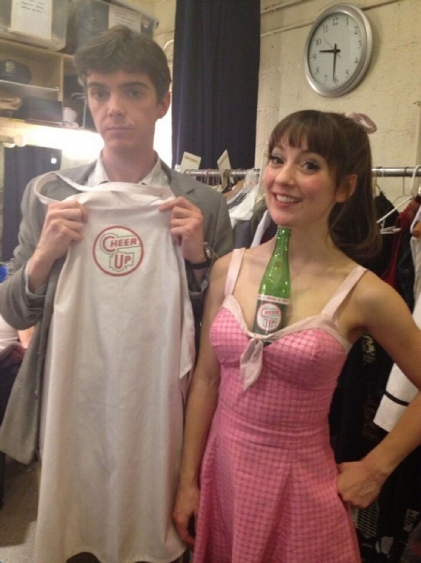 Photo Flash: Saturday Intermission Pics, Feb 2, Part 2 - CINDERELLA's Stepsisters, MORMON Wigs, HAIR & More!  Image