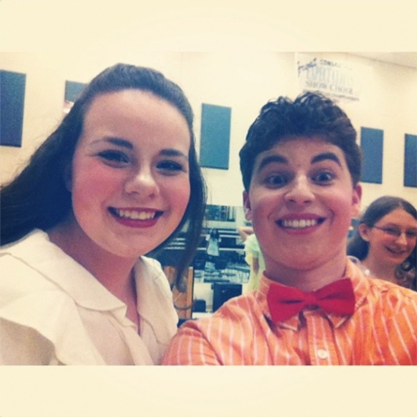 Photo Flash: Saturday Intermission Pics, Feb 2, Part 2 - CINDERELLA's Stepsisters, MORMON Wigs, HAIR & More!  Image