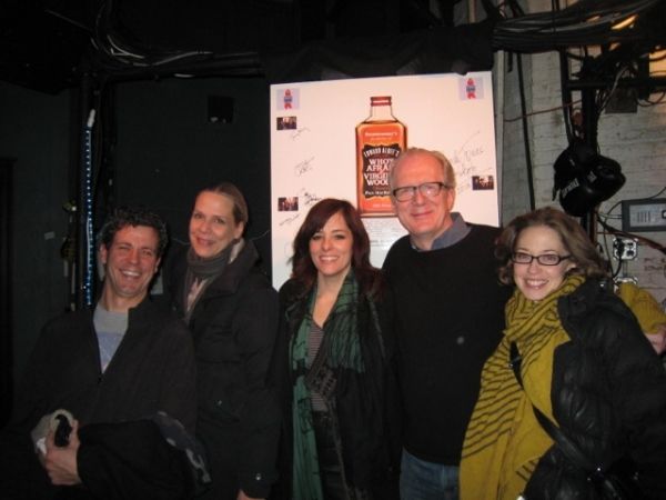 Photo Flash: Parker Posey Visits WHO'S AFRAID OF VIRGINIA WOOLF?  Image