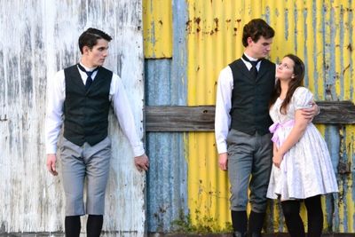 Rico LeBron as Moritz, Nick Jones as Melchior, and Collean Gallagher as Wendla Photo