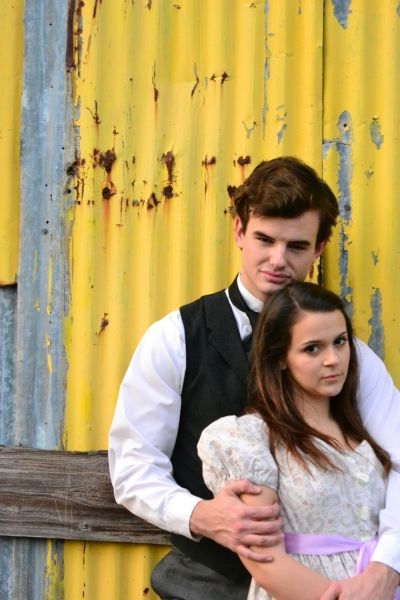 Nick Jones as Melchior and Collean Gallagher as Wendla Photo