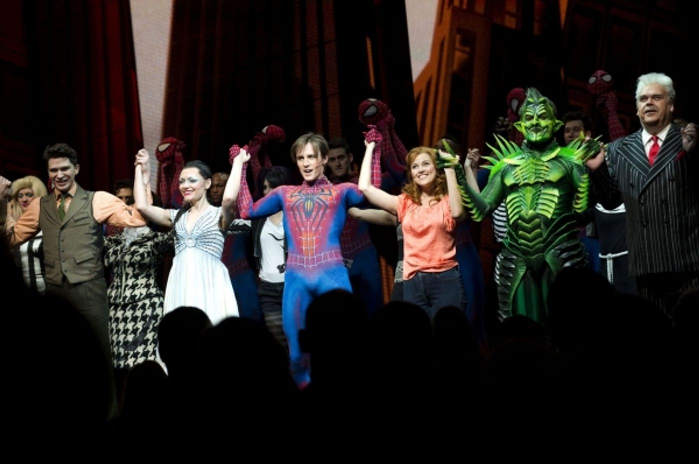 Photo Flash: SPIDER-MAN Cast Celebrates Super-Fan Christine Antosca  Image
