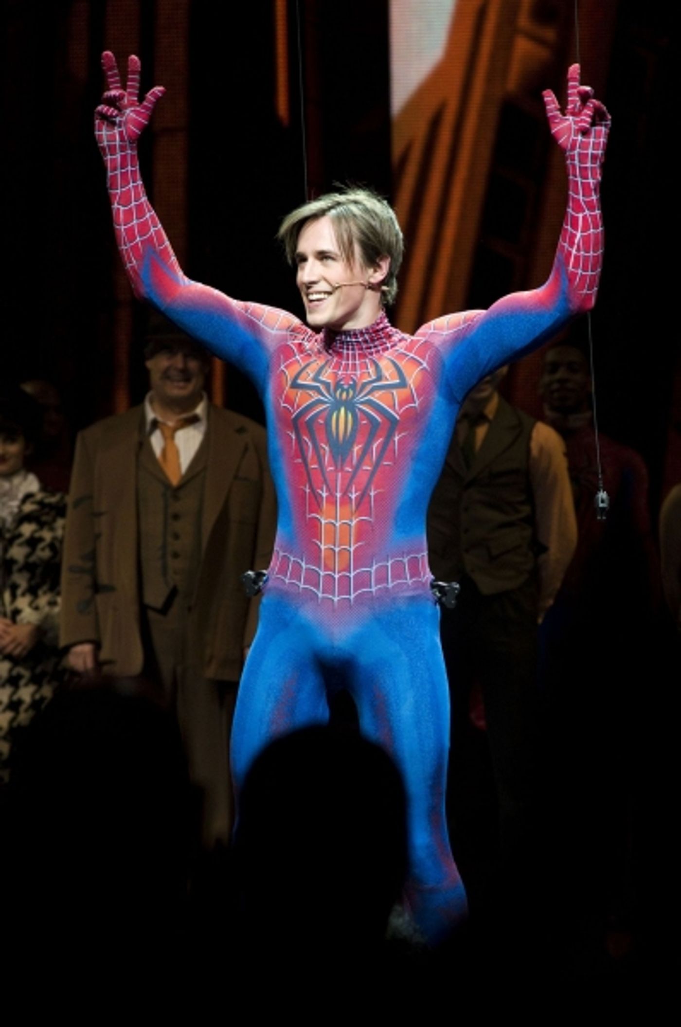 Photo Flash: SPIDER-MAN Cast Celebrates Super-Fan Christine Antosca  Image