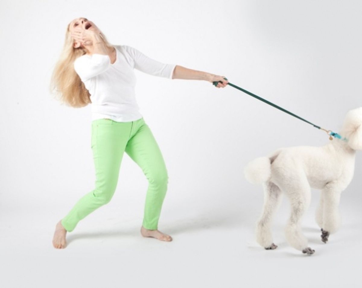 Karen LeFrak and Puppies at 