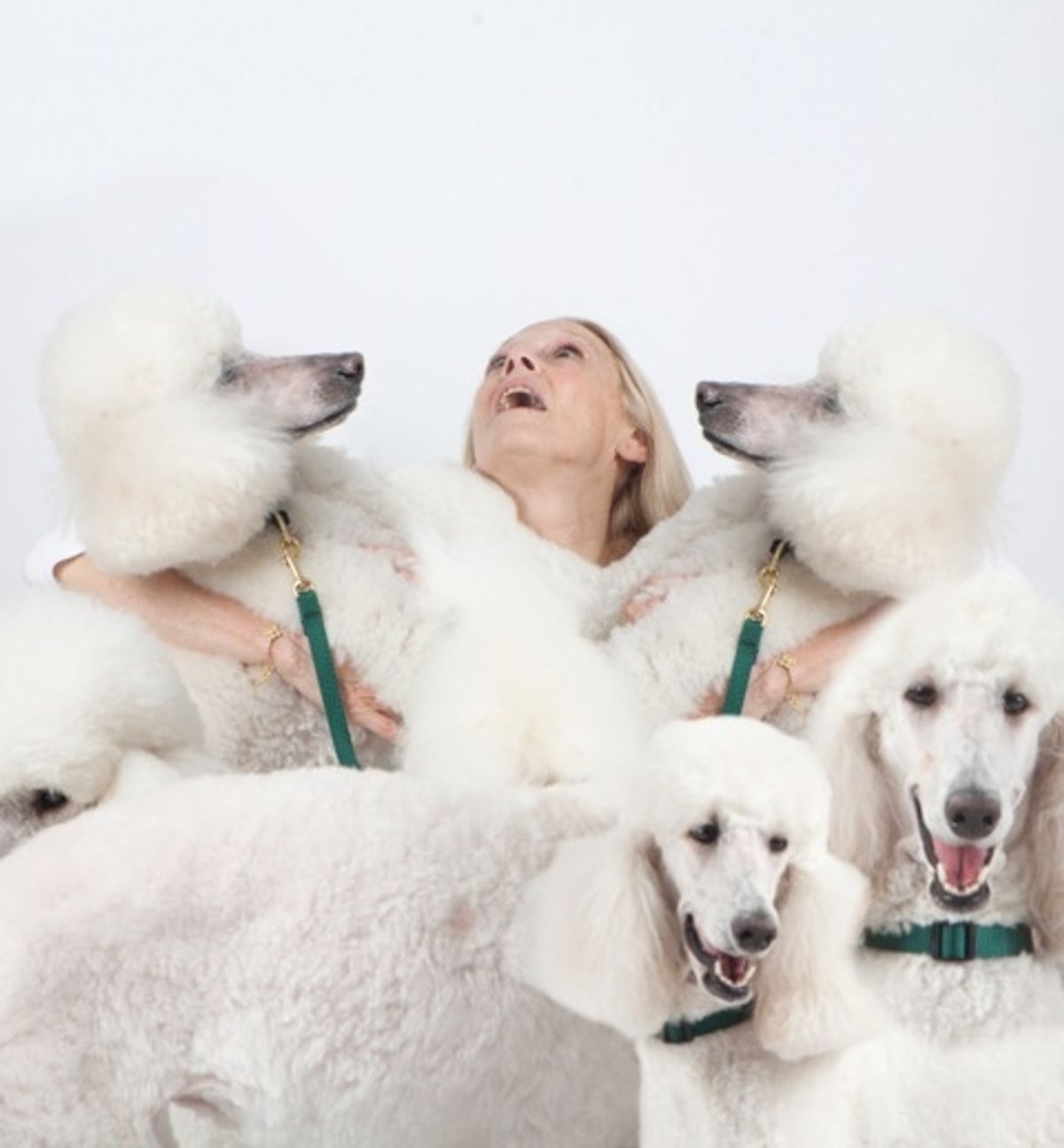 Karen LeFrak and Puppies at 